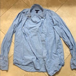 Gap Dress Shirt Blue Men’s Medium